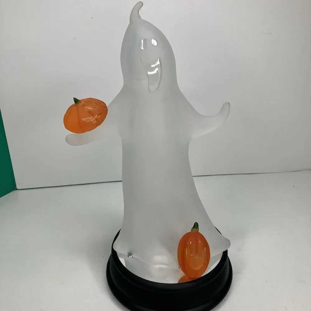 Vintage 2002 Avon Halloween Illuminated Color Changing LED Glowing Ghost